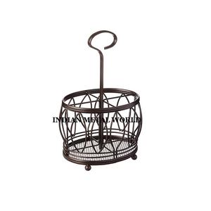 Porta Cubiertos de Hierro Sólido para Cocina, Forma y Tamaño Personalizados, Color Negro, Porta Cubiertos de Mesa de Proveedores Indios - Product Image 3