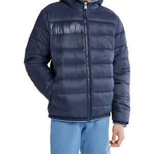 Chaquetas de Plumón Personalizadas al por Mayor de Alta Calidad, Chaqueta Acolchada con Capucha, Estilo Casual Urbano, Chaqueta Bomber de Burbujas para Hombre - Product Image 2