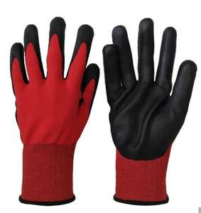Gants en caoutchouc <span class=keywords><strong>latex</strong></span> enduit multi-usages Design froissé Gants de travail de sécurité antidérapants pour hommes femmes Doublure en nylon gratuite pour la construction - Product Image 3