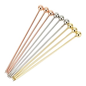 ช้อนบาร์โลหะเงินสำเร็จรูปแบบใหม่ช้อนกวนแบบหมุนสำหรับคนเครื่องดื่มค็อกเทลสับปะรดดีไซน์ใหม่แบบวินเทจ - Product Image 1