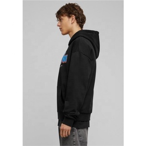 OEM personalizado de gran tamaño pesado de algodón Sudadera con capucha de los hombres logotipo bordado de calidad oferta al por mayor invierno 2024 producto de tendencia - Product Image 4