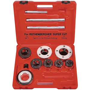 ชุดเครื่องมือต๊าปและได ROTHENBERGER SUPER CUT ขนาด 1/2 3/4 1 1 1/4 สำหรับการตัดที่แม่นยำ - Product Image 3