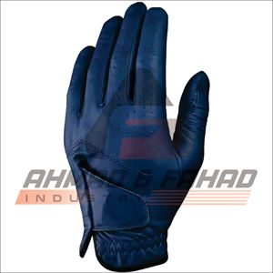 Nouvel arrivage de gants de golf avec logo et couleur personnalisés en cuir véritable gant Cabretta par Ahmad & Fahad Industry - Product Image 1