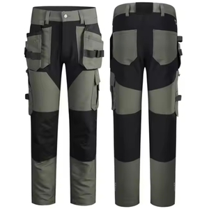 กางเกงคาร์โก้กลางแจ้งน้ำหนักเบา ระบายอากาศได้ดี ไซส์ใหญ่ สำหรับผู้ชายและผู้หญิง หลายกระเป๋า ผลิตจากโพลีเอสเตอร์/คอตตอน - Product Image 4