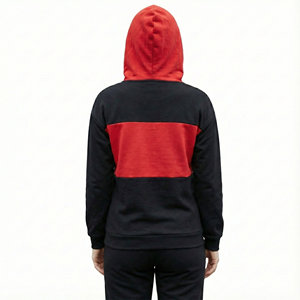 Sudaderas con Capucha Personalizadas para Mujer, Cuello Henley, Botones, Bolsillo Canguro, Logotipo Propio, Etiqueta, Talla, Marca, Ajuste Holgado - Product Image 3