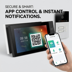 Tuya Smart Doorbell Camera <strong>System</strong> with Touch Screen Monitor Wired <strong>Video</strong> Intercom for Home Villa Apartment Security - Product Image 6