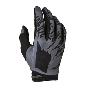 Gants de course à écran tactile de designer pour les jeunes motocross motards doigt complet personnalisé Sublimation gris noir vente en gros unisexe - Product Image 4