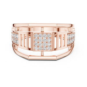 Anillo de Oro Amarillo de 14K con Diamante Redondo Cultivado en Laboratorio, Regalo de Aniversario para Mujer |   Diamante Cultivado Nuevo - Product Image 6