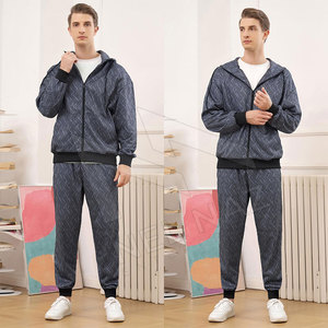 Chándal ajustado a la moda, chándal de secado rápido de dos piezas, chándal deportivo en blanco para hombre, transpirable, OEM personalizado - Product Image 4