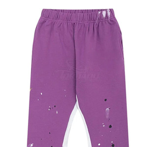 Private Label Men Flare Pants Solid Color Men Flare Pants Side Pockets Flare Pants For <b>Sale</b> - Product Image 5