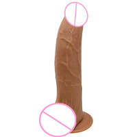 Dildo Estimulador de Punto G, Dildo Súper Grueso y Grande, Pene Súper Largo Expandible, Tapones Anales Suaves y Grandes, Juguetes Sexuales Gay