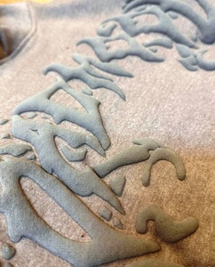 Sweat à capuche unisexe en coton surdimensionné de haute qualité pour hommes Vente en gros Personnaliser 3D Puff Printing logo Hoodies pour hommes - Product Image 3