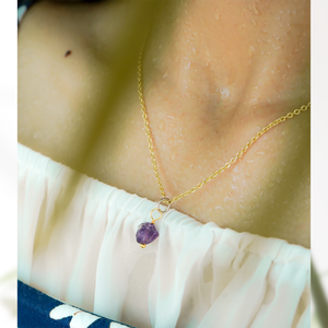 Charme de pierre de naissance brute 8-10 MM pendentif collier en argent 925 en gros fait à la main fil Wrap pendentifs bijoux en vrac - Product Image 6