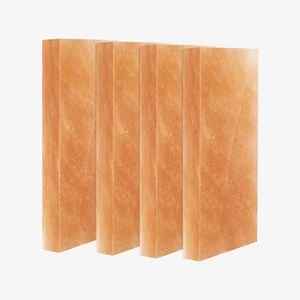 Bloc de sel naturel rose de l'Himalaya avec support en métal 30*20*5cm Technique brute de qualité supérieure à séchage rapide pour la cuisine et l'artisanat - Product Image 5