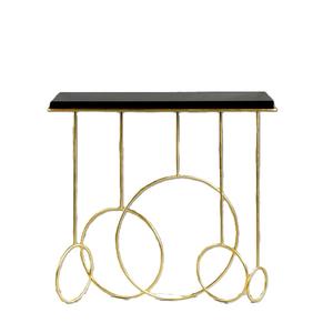 Mesa de centro de lujo, diseño de hoja Rectangular de Metal dorado rosa, café de Metal de acero para sala de estar, Hotel, cafetería a bajo precio, India - Product Image 5