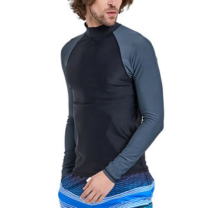 Diseña tu propio protector de sarpullido de manga larga para hombre con estampado de sublimación personalizado, protector de sarpullido para hombre de la mejor calidad - Product Image 4