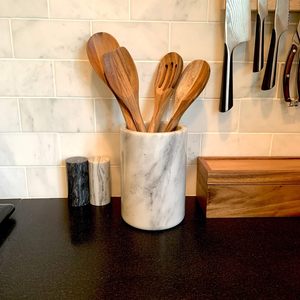 Porta Botellas de Mármol Carrara Gris, Enfriador de Vino de Mármol Real Hecho a Mano, Decoración Artesanal para el Hogar SUAZ - Product Image 3