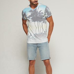 Camisetas de Verano Casuales sin Mangas para Hombre, Cuello Redondo, 100% Algodón, Cuello Alto, Doble Botonadura, Antiarrugas, Impresión Digital, Personalizadas - Product Image 6