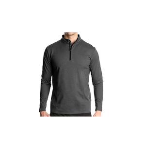 Veste en polaire à manches longues, col montant coupe-vent pour homme, demi-fermeture éclair, 2023 Polyester, impression personnalisée de qualité supérieure, 100% - Product Image 1