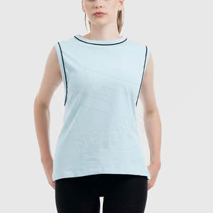 เสื้อกล้ามคอ100% ไซส์พิเศษสำหรับผู้หญิงเสื้อกล้ามคอตตอนแบบสั่งตัดสำหรับฤดูร้อน - Product Image 1