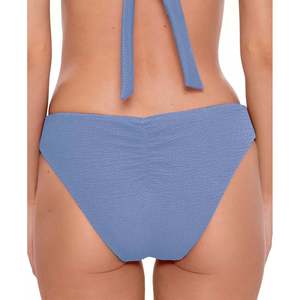 Slip da bagno blu personalizzato da donna Becca Rebecca Virtue, separato, in Spandex/Nylon, con logo personalizzato, per il nuoto - Product Image 3