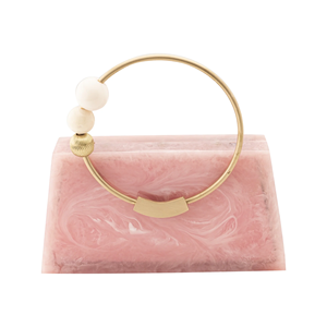 Sacs à main de soirée de luxe pour dames Sacs fourre-tout en perles en résine tendance Sac perlé pour fête de mariage pour filles Pochette à main - Product Image 3