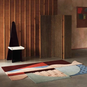 Alfombra moderna con mechones a mano de lana de Nueva Zelanda 100%, diseño Irregular de Color sólido personalizado para el hogar, sala de estar, comedor - Product Image 5