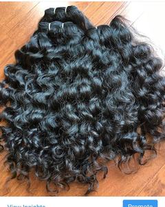 Extensión de cabello humano Remy virgen indio de alta calidad trama dibujada doble Genius onda Natural suelta onda profunda trama de doble máquina - Product Image 1