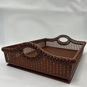 Rectangular Large Kitchen <b>Storage</b> <b>Basket</b> Safe PP Plastic From Vietnam for Fruits <b>Vegetables</b> and Spices Export - Product Image 4