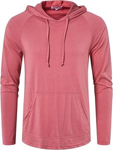 Sweats à capuche décontractés d'hiver pour hommes couleur unie 100% coton doublé polaire tricoté coupe régulière séchage rapide et respirant de haute qualité - Product Image 6