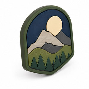 Custom PVC <b>Patches</b> 3D Rubber Logo Badges Waterproof Lightweight High Quality Raised Design Jackets <b>Bags</b> Hats Uniforms Sportswear - Product Image 3