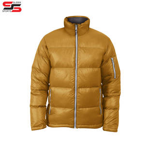 Vente en gros Hiver Personnalisé Broderie Logo Hommes Doudoune Hommes Fermeture Éclair Up Doudoune - Product Image 1