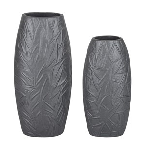Jarrón de Metal de Color gris mate, decoración de Metal atemporal, florero personalizable, jarrón elegante personalizado para el hogar y la Oficina - Product Image 2