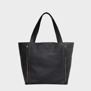 High Quality Handmade Black <b>Soft</b> Full Grain <b>Leather</b> Tote <b>Bag</b> Vintage Style Top Indian Supplier - Product Image 1