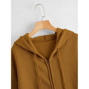 Pull à capuche 100% coton pour hommes Logo personnalisé Taille XS Vêtements d'entraînement de jogging unis avec motif imprimé - Product Image 3