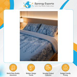 Branded Dealer Offers Ultimate Quality Luxurious 4 Pcs Polyester Printed Bedsheet Set with Customized Logo in Bulk Quantity - Product Image 4
