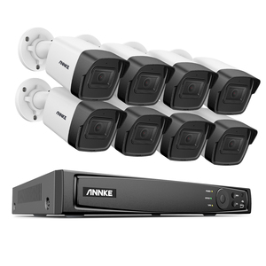 Système de caméra de sécurité <span class=keywords><strong>ANNKE</strong></span> 2MP H.265+ 16 canaux POE NVR, kit de 8 caméras CCTV - Product Image 1