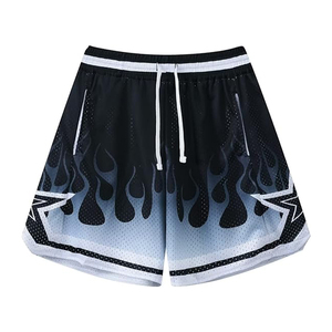 Pantalones Cortos Deportivos Profesionales Personalizados de Fábrica, Diseño de Logotipo Sublimado, Doble Malla Transpirable de Secado Rápido para Baloncesto DDP - Product Image 1