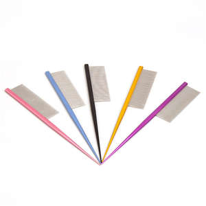 Peine profesional para el cuidado del perro para arrojar nudos de enredos Peine de perro de metal con peines de Galgo para mascotas de dientes largos - Product Image 4