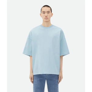 Camiseta personalizada para hombre de talla grande 100% algodón hombro caído gimnasio entrenamiento de gran tamaño personalizable camiseta en blanco - Product Image 1