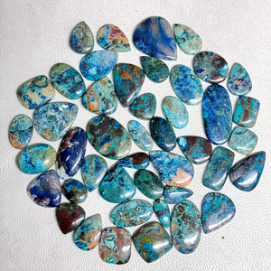 Cabujón de piedras preciosas Shattukite de grado AAA, piedra Shattuckite de ágata verde Natural de alta calidad para joyería hecha a mano, piedras preciosas sueltas - Product Image 1