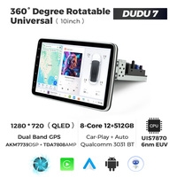 NaviFly DUDU7 nouveau système Android 1280*720 écran de voiture à écran Din unique pour unité principale universelle prise en charge stéréo 360 caméra