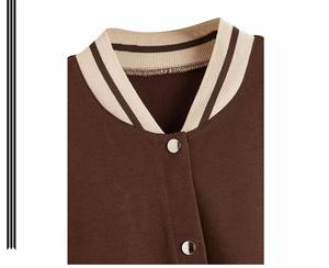 Blouson aviateur universitaire d'hiver pour hommes avec logo personnalisé OEM Veste de baseball de style Letterman avec patchs brodés Logo personnalisable - Product Image 3