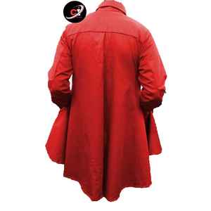 ชุดเดรสลำลองผู้หญิง กระดุมหน้าเปิด กระเป๋าข้าง สีพื้น ย้อมธรรมชาติ แขนยาว ทรงหลวม ผ้าฝ้าย 100% ระบายอากาศได้ดี ซักได้ - Product Image 6