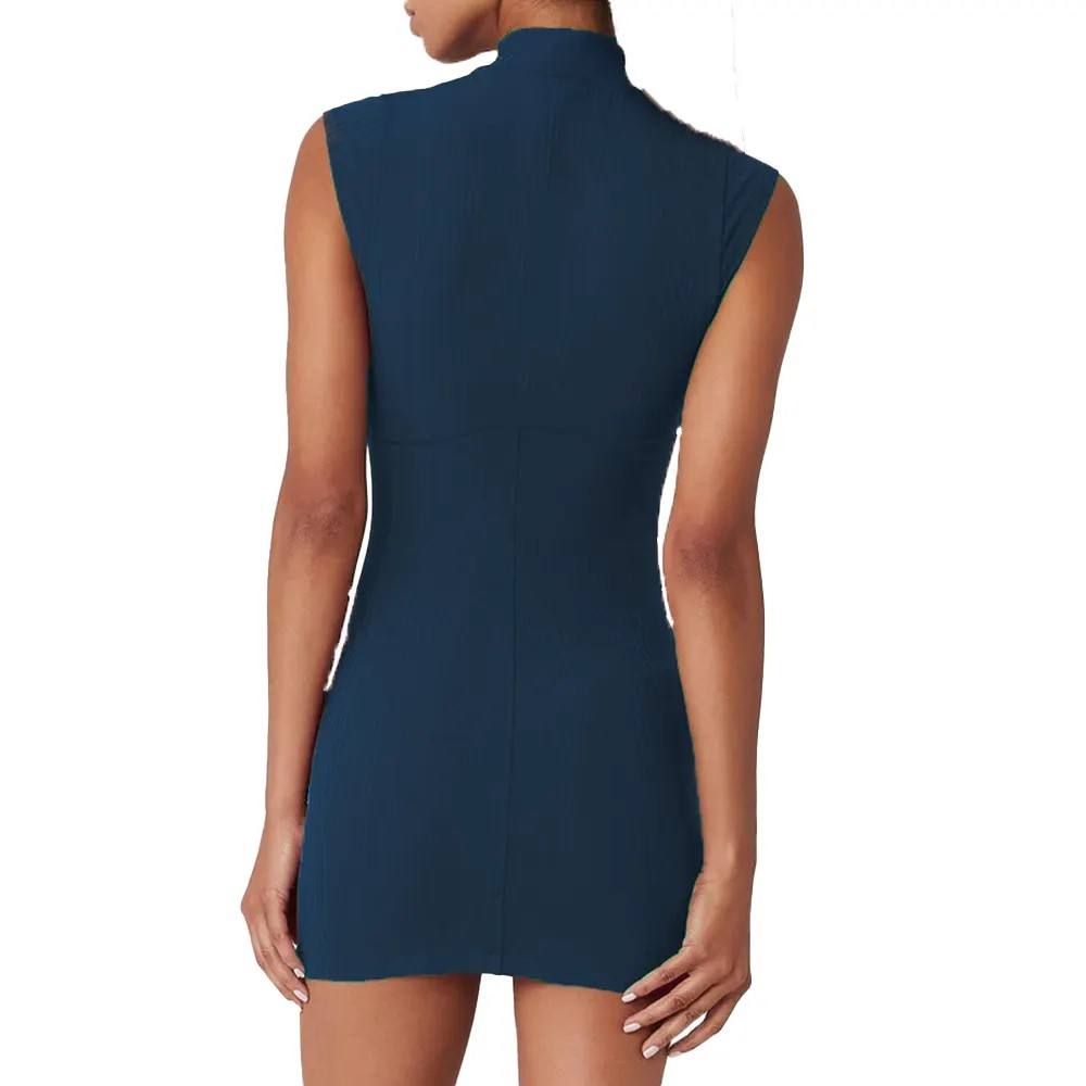 Body Fit Dress Skin Fit Dress Slim Sleeveless Design