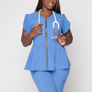 Uniformes de Enfermera de Alta Calidad, Conjuntos de Uniformes Médicos para Mujer, Conjuntos de Uniformes de Clínica, Blusas de Manga Corta, Pantalones, Uniforme de Hospital para Mujer - Product Image 5