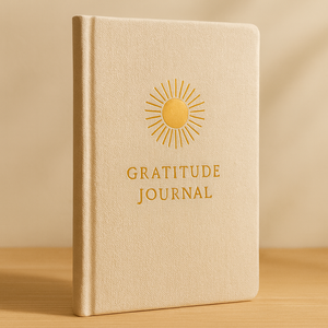 Journal de gratitude LABON, carnet de notes premium à couverture rigide, design soleil en feuille d'or pour la réflexion quotidienne, la pleine conscience et la pensée positive - Product Image 6