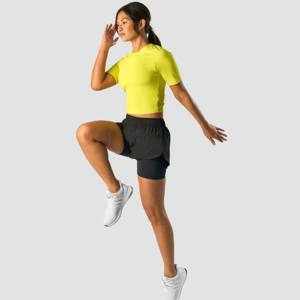 Women's 2-in-1 Training Shorts with Pockets - Versatile and Functional, Perfect for Jogging, Hiking, and Casual Wear - Product Image 2