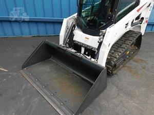 รถตักล้อยาง BBOBCAT T450 ปี 2019 แบบตักหน้าและตักด้านข้าง ขนาด 35 ตัน เครื่องยนต์แคตเตอร์พิลลาร์ พร้อมปั๊มไฮดรอลิก TCM มอเตอร์ ลูกปืน และเกียร์ - Product Image 5