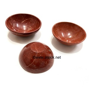 Cuencos artesanales de piedra semipreciosa para propósito de Reiki curativo, Ágata fósil marina y cristales de ágata musgo, Material de piedras preciosas - Product Image 3